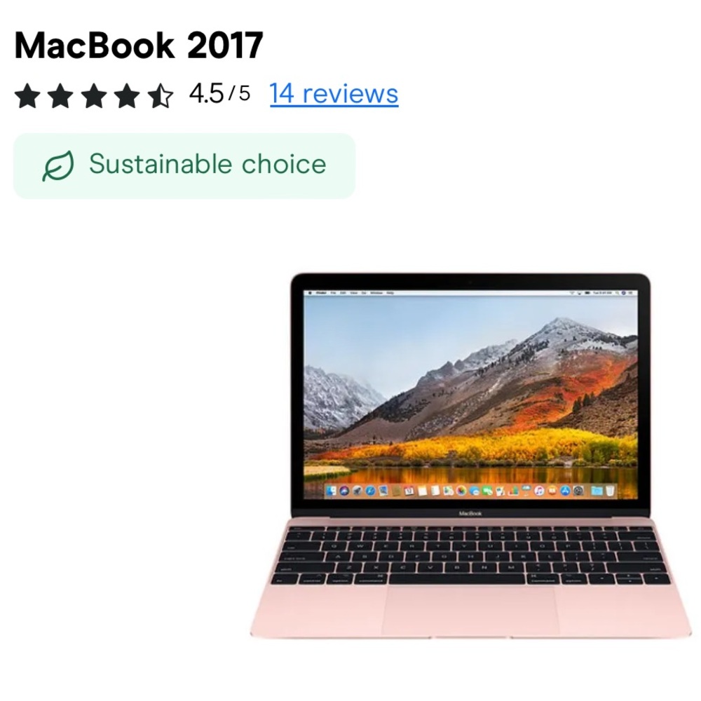 Rose Gold MacBook 2017 - Picture 3 of 3